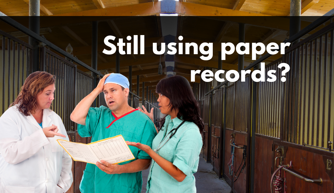 reduce paper records at your vet practice