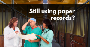 reduce paper records at your vet practice